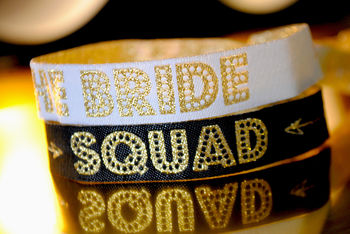 Bride Squad Bachelorette / Hen Party Wristbands, 10 of 12