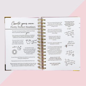 Green A5 Undated Time Block Daily Productivity Planner, 4 of 5