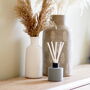 Personalised Matt Grey Diffuser Bottle And Reed Set, thumbnail 6 of 8