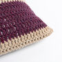 Rainbow Stripe Cushion Crochet Kit, thumbnail 6 of 12