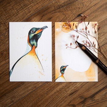 Inky Penguin Luxury Postcards, 8 of 12