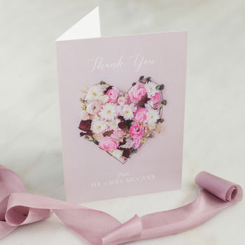 Personalised Thank You Card: Secret Garden Collection, 2 of 3