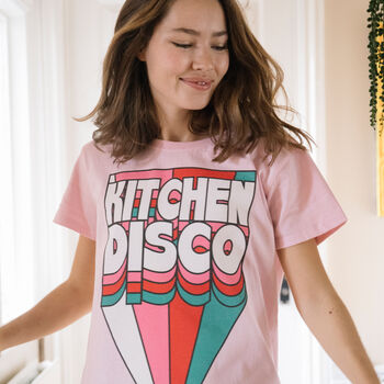 Kitchen Disco Women's Slogan T Shirt, 2 of 6