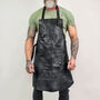 Personalised Black Leather Apron And Tool Roll Gift Set, thumbnail 5 of 10