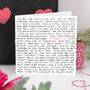 I Love You Love Letter Quotes Card, thumbnail 1 of 9