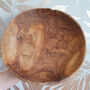 Small Teak Root Table Bowl 30cm Handcrafted Wood Design, thumbnail 4 of 10