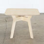 Wee Table And Stool Set In Natural Plywood Finish, thumbnail 2 of 4