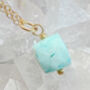 Gemstone Cube Necklace, thumbnail 3 of 8