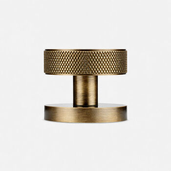 Pair Of Interior Door Knobs | Solid Brass | Antique | Spring Loaded, 4 of 9