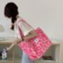 Pink Leopard Print Shoulder Bag, thumbnail 3 of 5