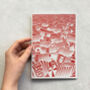 Red Bottles Greetings Card, thumbnail 1 of 5