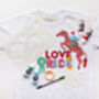 Equestrian And Alphabet T Shirt Painting Craft Box, thumbnail 2 of 5