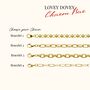 Personalised Five Charm Gold Charm Bracelet, thumbnail 2 of 7