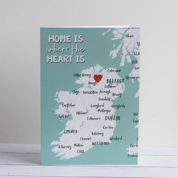'Home Is Where The Heart Is' Frameable Greetings Card, 6 of 7