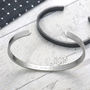 Oxidised Matt Sterling Silver Cuff Bracelet, thumbnail 2 of 5