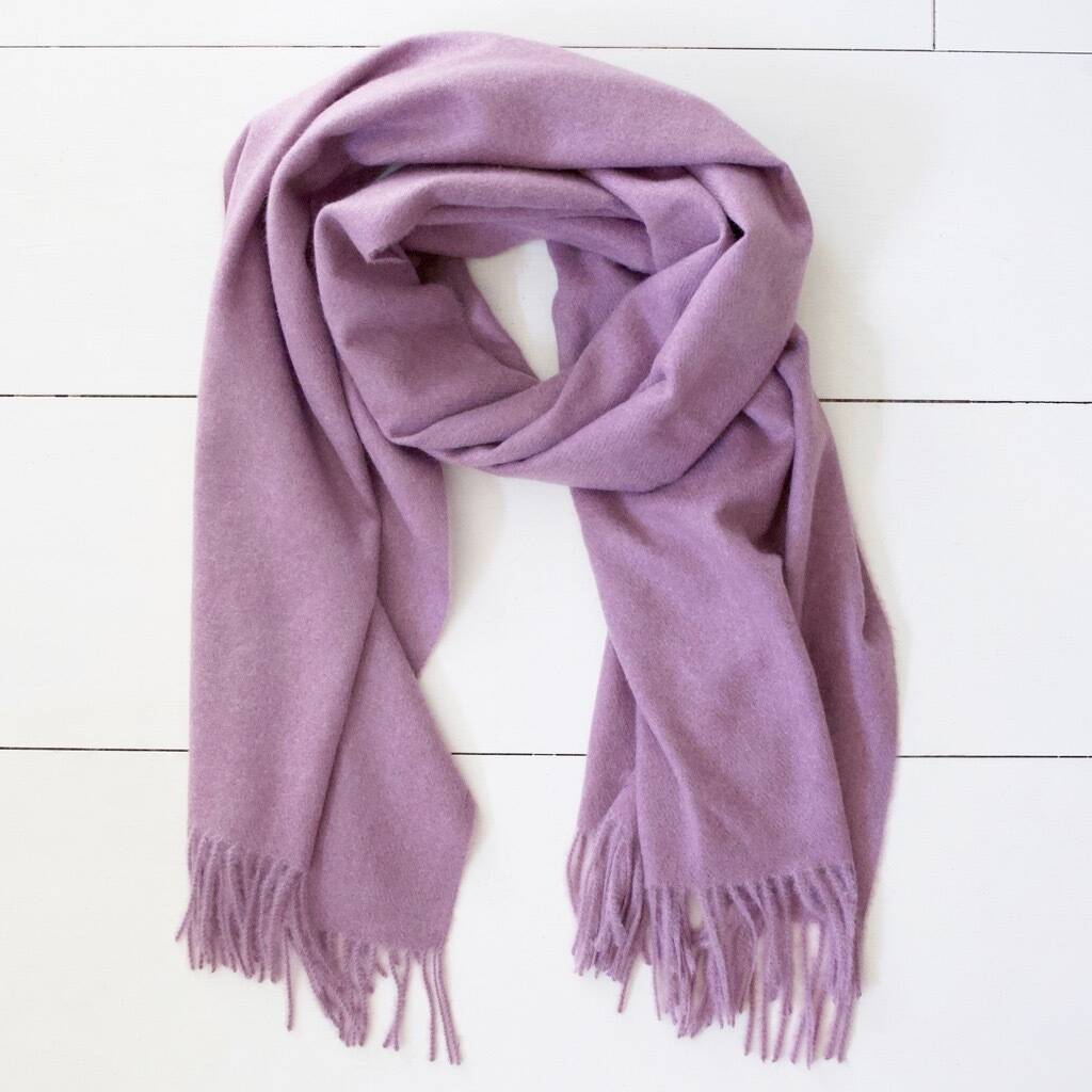 Lightweight Lavender Winter Scarf By Lisa Angel