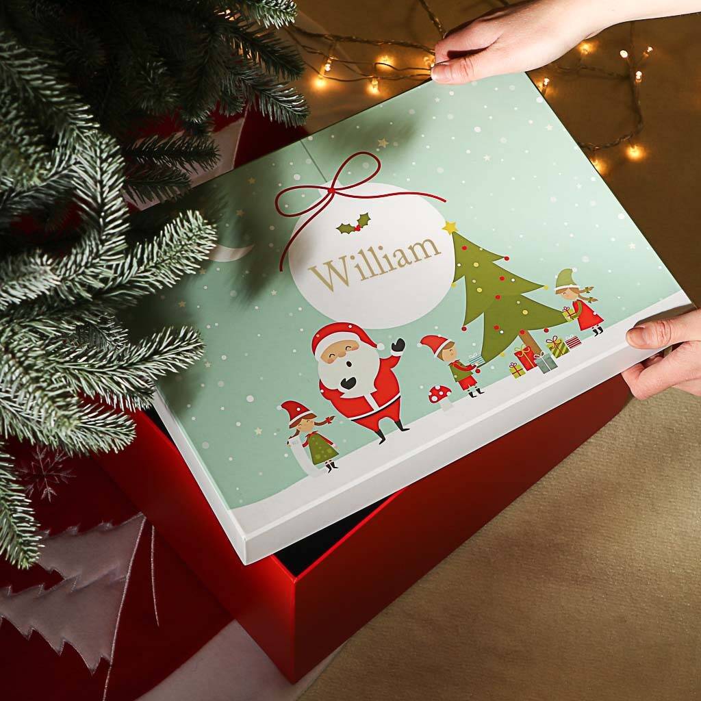 Giant Santa's Workshop Christmas Gift Box By Dibor | notonthehighstreet.com