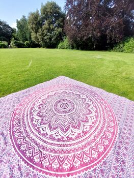 Large Mandala Picnic Throw, 7 of 9