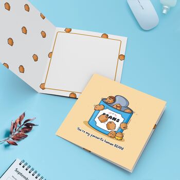 Baked Beans Card | Cute Greetings Card, 4 of 4