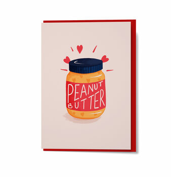 Peanut Butter Love Greetings Card, 3 of 4