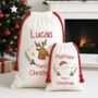 Santa Or Reindeer Christmas Sack, thumbnail 4 of 5