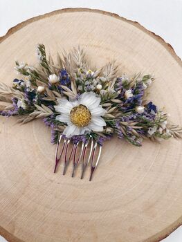 Small Dried Flower Hair Comb, 5 of 5