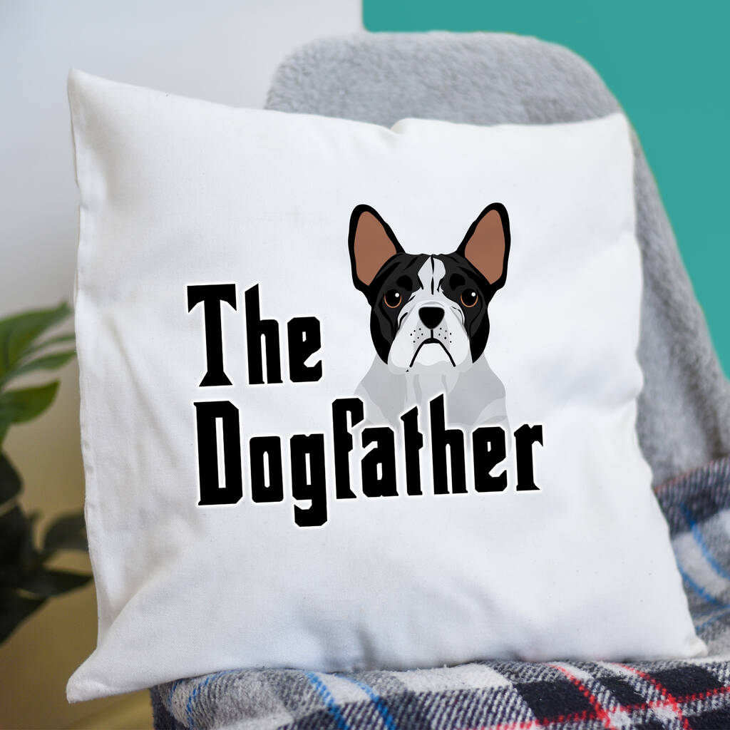 The Dogfather Cushion Cover Gift, 1 of 12
