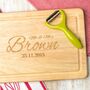 Personalised Wooden Anniversary Cutting Board, thumbnail 1 of 5