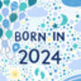 New Baby Boy Card, Born In 2024, Blue, thumbnail 3 of 3