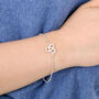 Celtic Knot Sterling Silver Bracelet, thumbnail 1 of 7