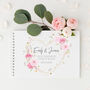 Personalised Geometric Heart Wedding Guest Book, thumbnail 1 of 3