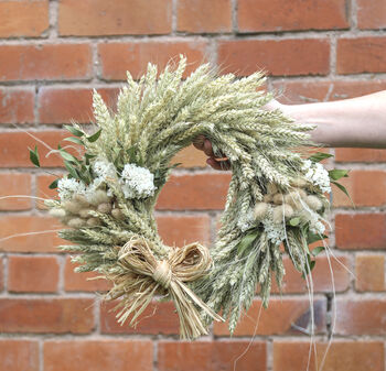 Handmade Woodland Dried Flower Wreath, 11 of 11
