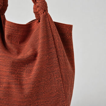 Fair Trade Vegan Comfy Everyday Shoulder Bag Zip Close, 11 of 12