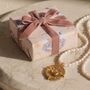 Zodiac And Freshwater Pearl 18k Gold Plated Necklace, thumbnail 2 of 4
