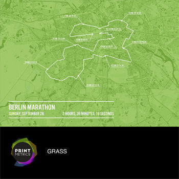 Personalised Berlin Marathon Poster, 11 of 12
