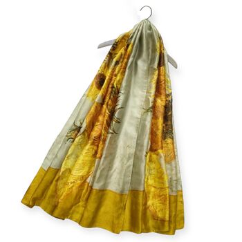 Personalised Van Gogh Print Silk Scarf, 3 of 7