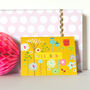 Mini Floral Well Done Card, thumbnail 5 of 5