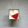 Ceramic Hanging Red Love Heart Decoration, thumbnail 2 of 3