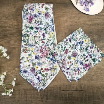 Liberty Wildflower Cravat And Pocket Square Set For Men And Boys, 4 of 6