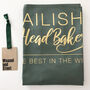 Personalised Head Baker Apron, Perfect Gift, thumbnail 6 of 12