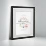 Personalised Anniversary “The Day We Tied The Knot” Framed Print, thumbnail 1 of 10