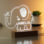 Personalised Baby Elephant Night Light, thumbnail 4 of 9