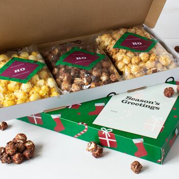 'Vegan Christmas' Gourmet Popcorn Letterbox Gift, 2 of 6