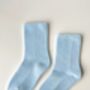 Celeste Blue Cloud Socks, thumbnail 2 of 4