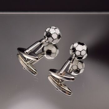 Soccer Ball Cufflinks Gift Football Player, 4 of 5