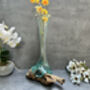 Large 40cm Molten Glass On Root Vase – Fluted Display, thumbnail 11 of 12