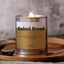 Baked Bread Wood Wick Candle For Bakery Lovers, thumbnail 1 of 7