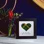 Mother's Day Framed Tartan Heart With Scottish Wording, thumbnail 3 of 4