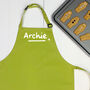 Kids Apron Personalised With Star, thumbnail 4 of 9