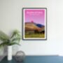 Blencathra Lake District Landscape Art Print, thumbnail 4 of 4